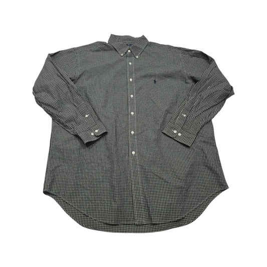 Camisa Ralph Lauren Xgrande Xl Cuadro Verde Azul