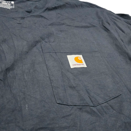 Playera Loose Fit Carhartt Xgrande Xl Azul Deslavado