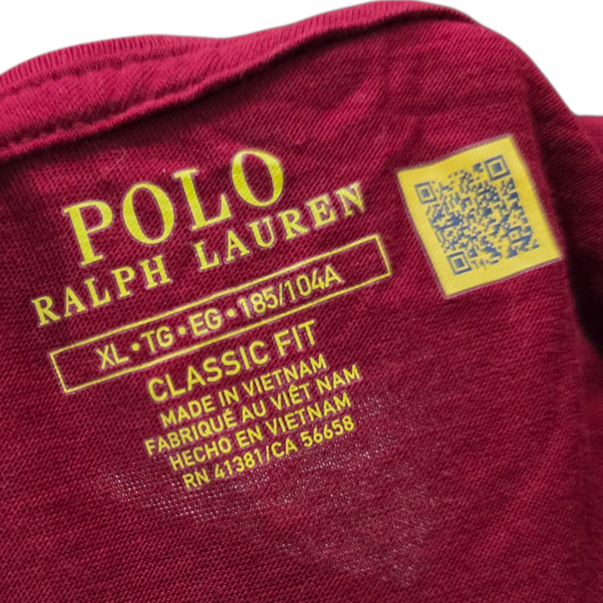 Playera Manga Larga Ralph Lauren Xgrande Xl Rojo Pony Azul