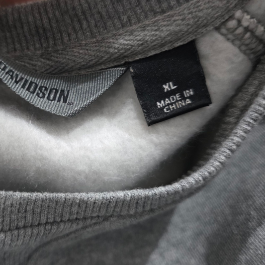 Sudadera Harley Davidson Xgrande Xl Gris