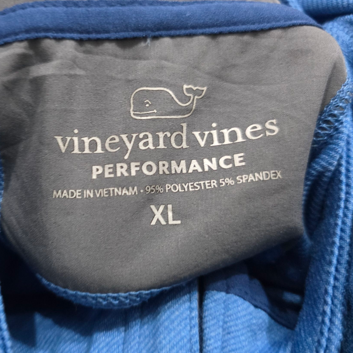 Playera Con Cierre Performance Vineyard Vines Xgrandexl Azul
