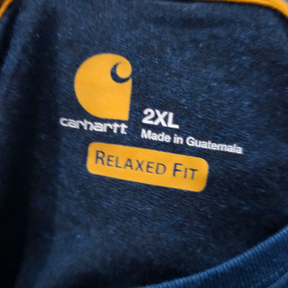 Playera Relaxed Fit Carhartt 2xl Azul