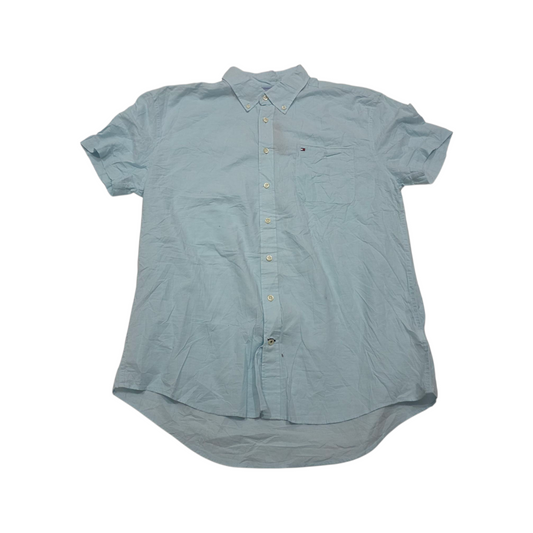 Camisa Regular Fit Tommy Hilfiger Xxl Azul Claro