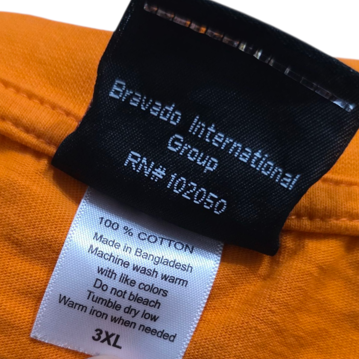 Playera Sin Mangas Harley Davidson 3xl Naranja