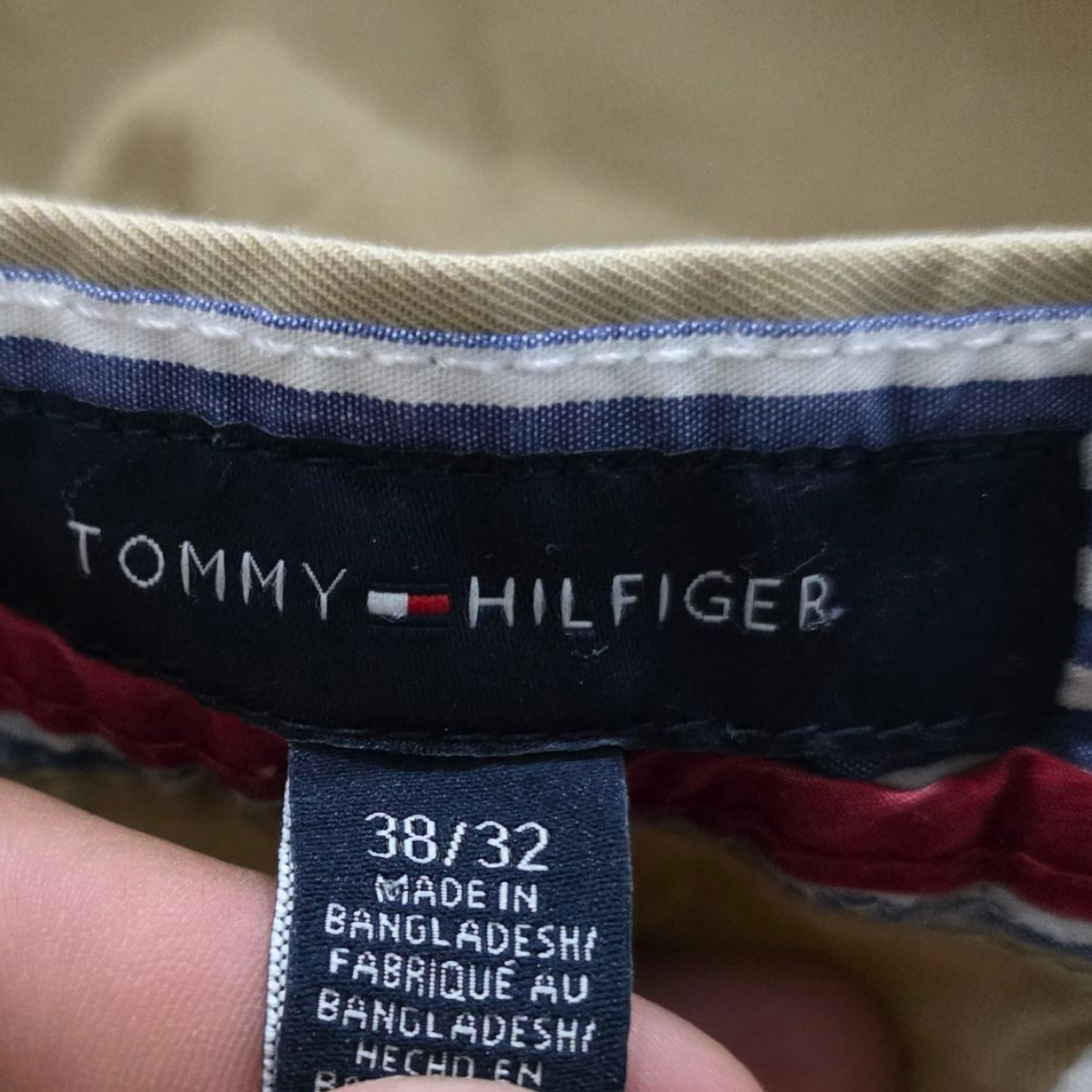 Pantalon Recto Tommy Hilfiger 38x32 Cafe