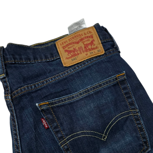 Pantalon Recto Levis 541 34x32 Azul Oscuro