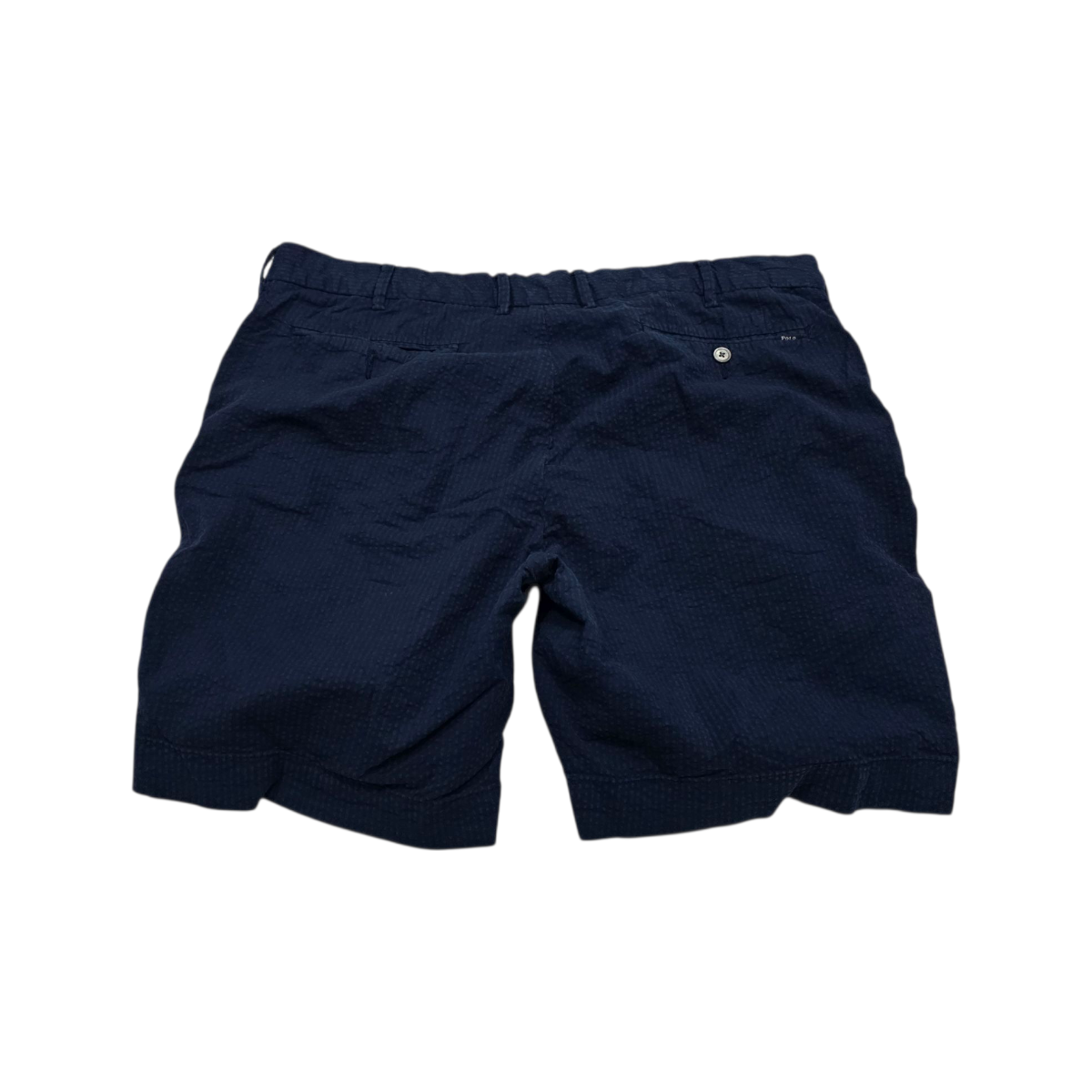 Bermuda Ralph Lauren Talla 36 Azul Arrugado