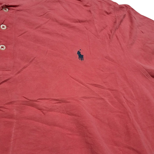 Playera Ralph Lauren 3xl Coral Deslavado