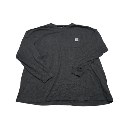 Playera Loose Fit Manga Larga Carhartt 3xl Gris
