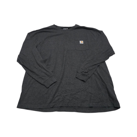 Playera Loose Fit Manga Larga Carhartt 3xl Gris