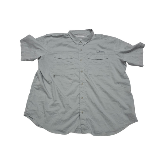 Camisa Manga Corta Columbia Xxl Gris