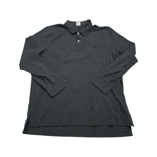 Playera Polo Manga Larga Brooks Brothers Xxl Gris