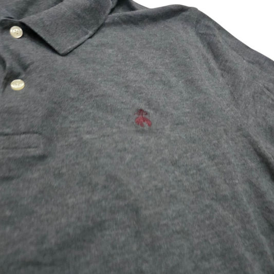 Playera Polo Manga Larga Brooks Brothers Xxl Gris