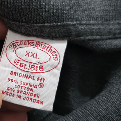 Playera Polo Manga Larga Brooks Brothers Xxl Gris