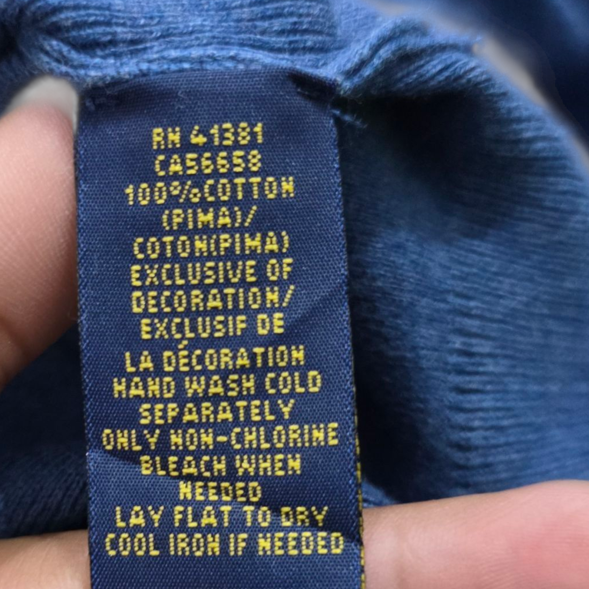 Sueter Ralph Lauren Xxl Azul Pony Amarillo