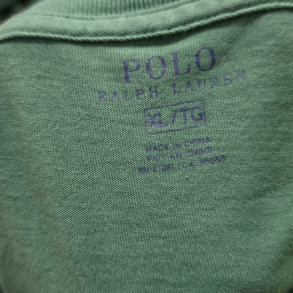 Playera Manga Larga Ralph Lauren Xgrande Xl Verde