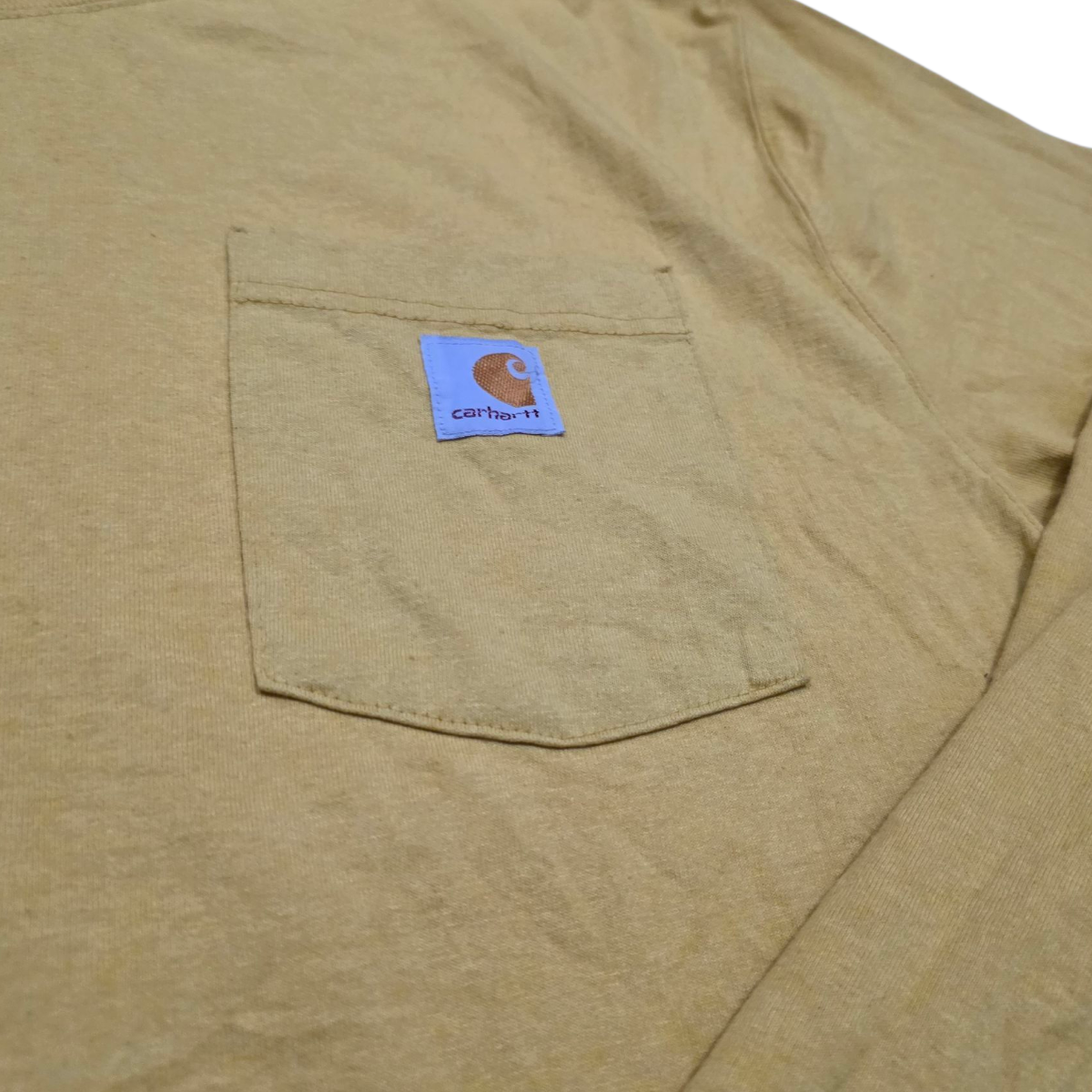 Playera Manga Larga Loose Fit Carhartt Xgrande Xl Amarillo