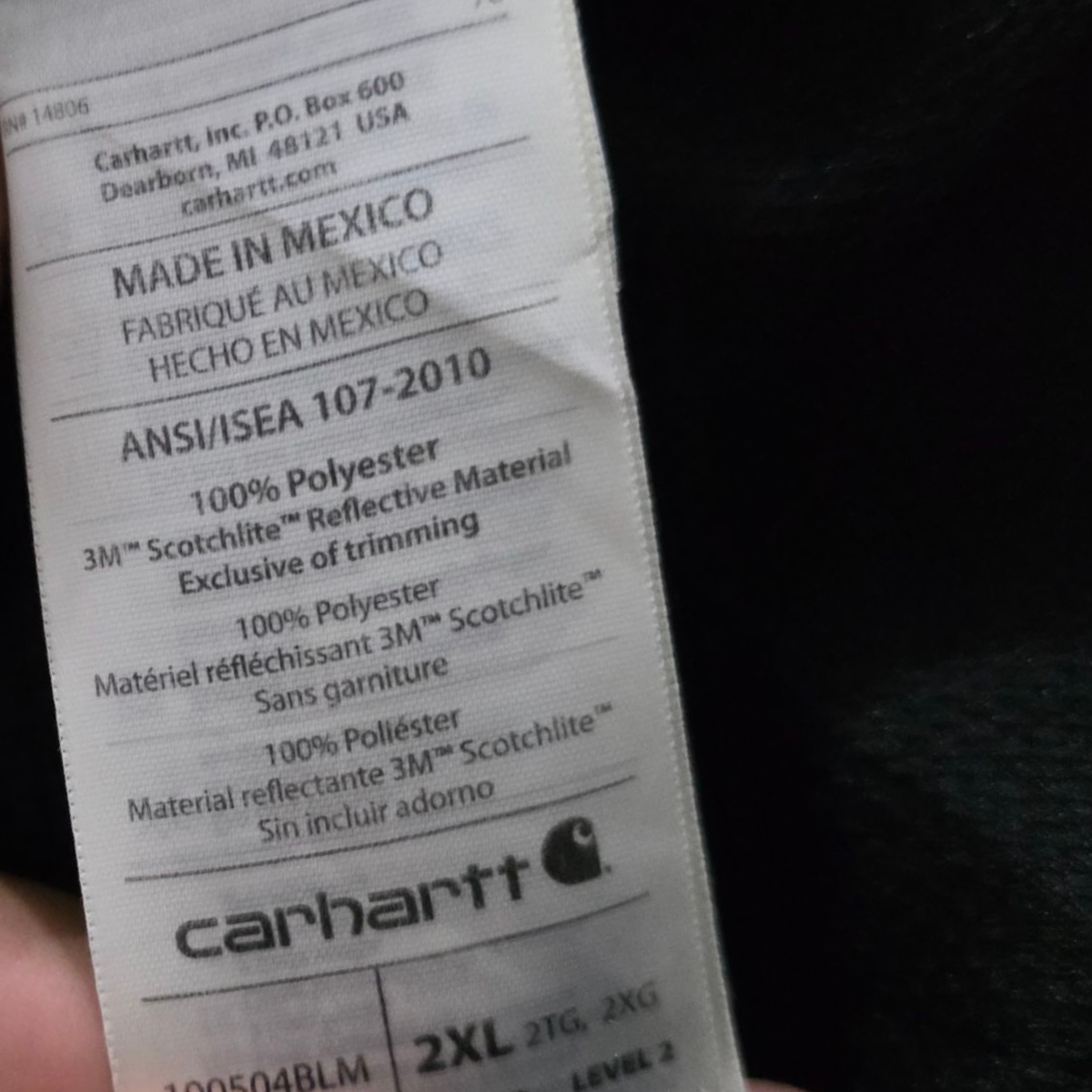 Sudadera Carhartt 2xl Verde Fosforescente