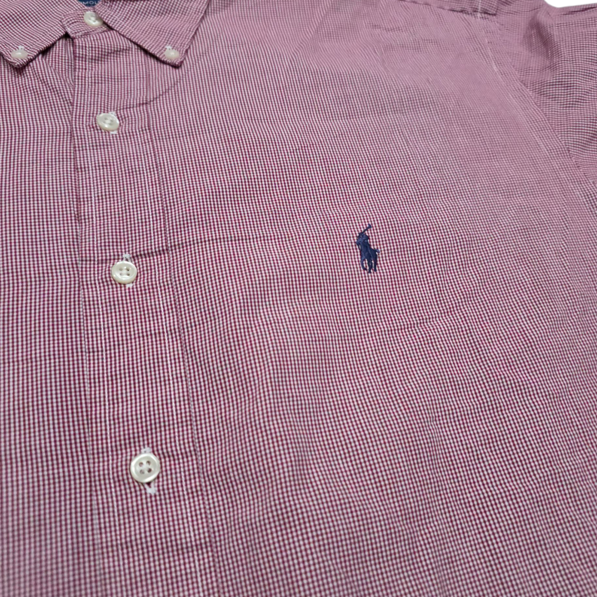 Camisa Ralph Lauren Xgrande Xl Cuadro Rojo Y Blanco