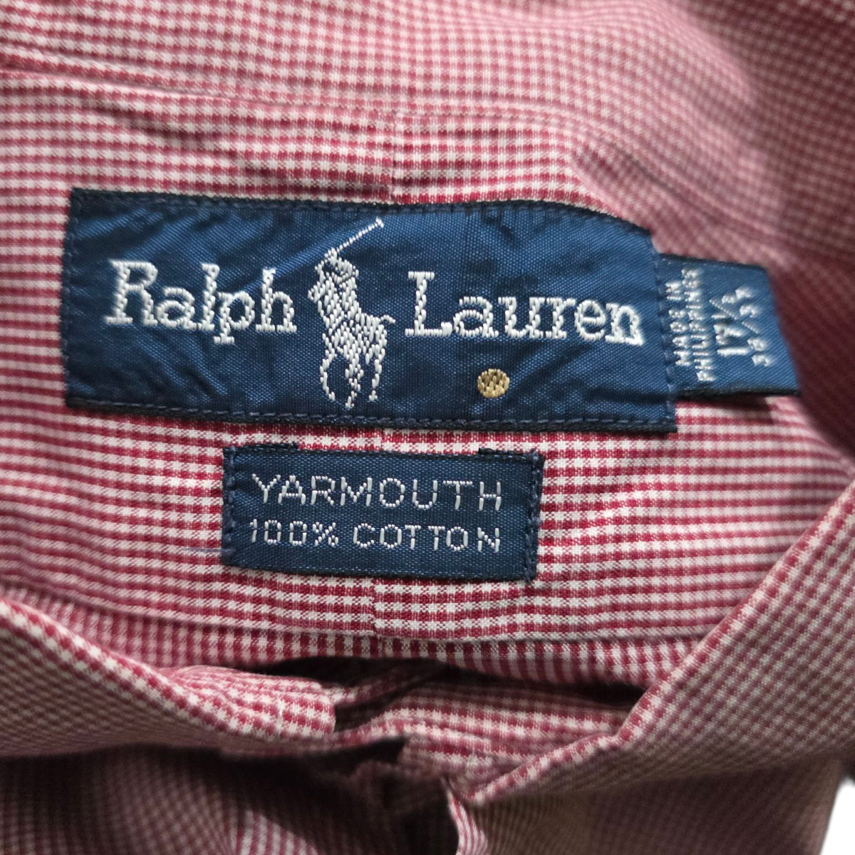 Camisa Ralph Lauren Xgrande Xl Cuadro Rojo Y Blanco