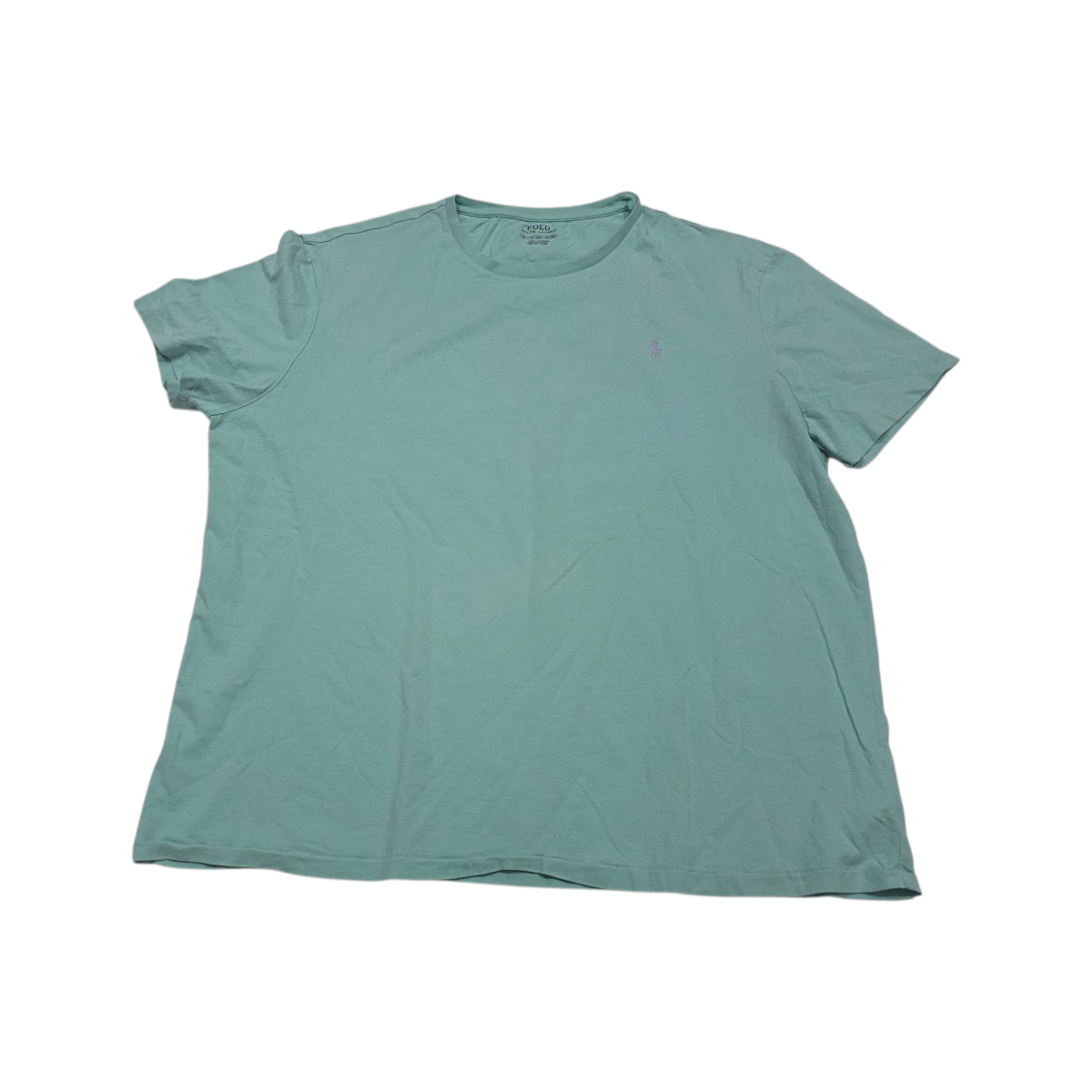 Playera Ralph Lauren Xxl Turquesa Claro Pony Lila