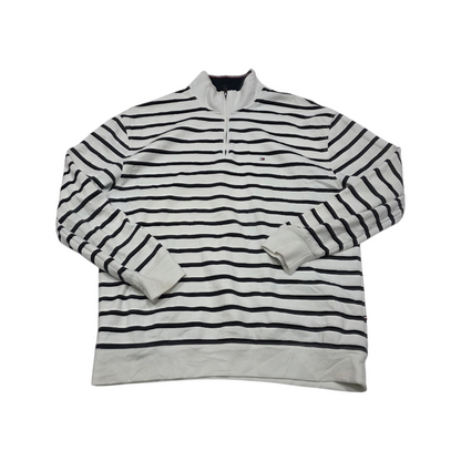 Sueter Tommy Hilfiger Xgrande Xl Blanco Lineas