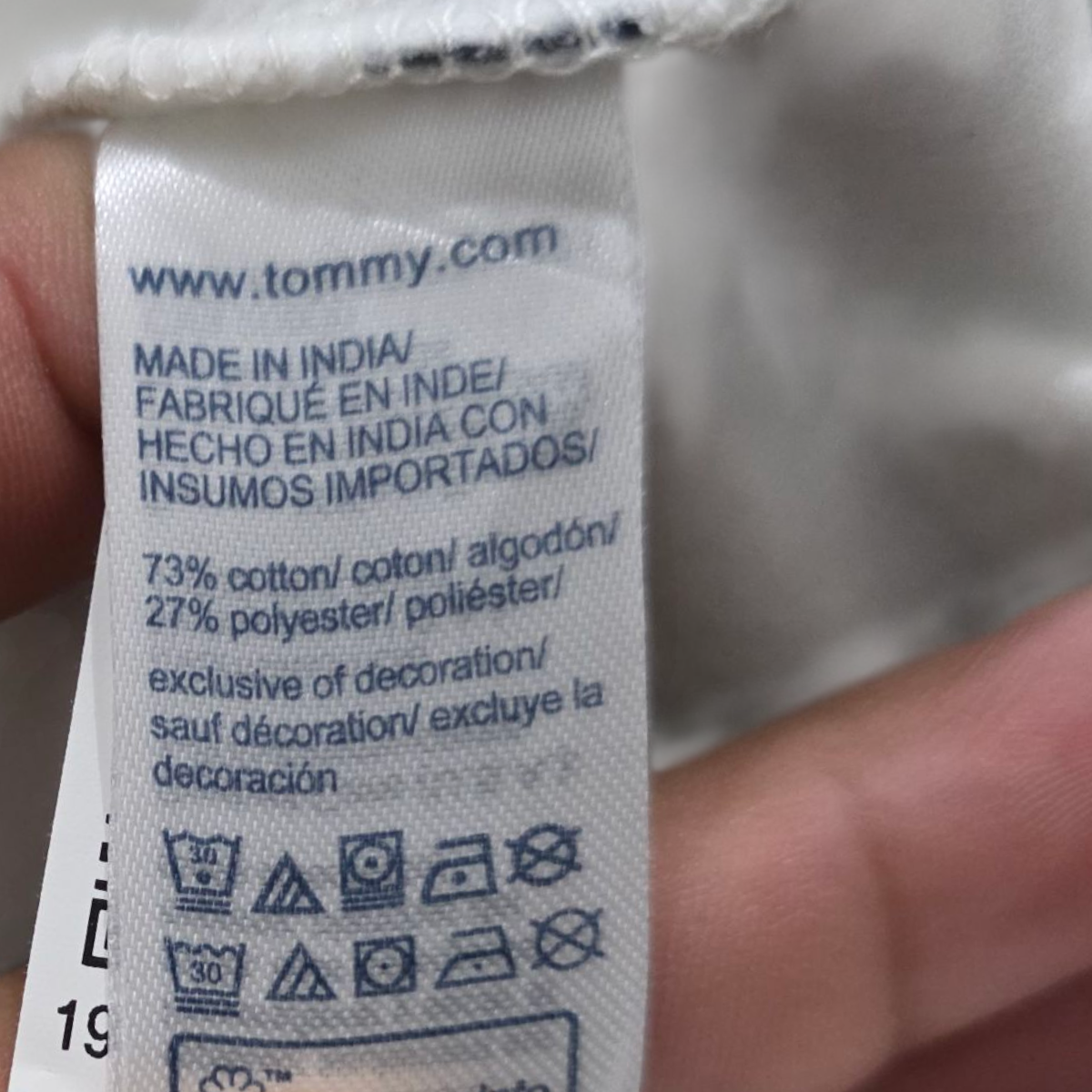 Sueter Tommy Hilfiger Xgrande Xl Blanco Lineas
