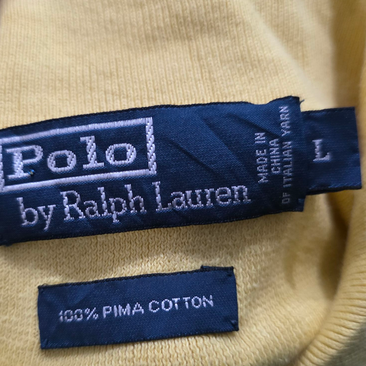 Sueter Cuello Polo Ralph Lauren Grande L Amarillo