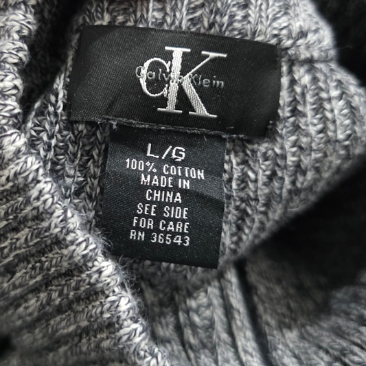 Sueter Calvin Klein Grande L Gris