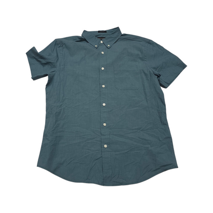 Camisa Banana Republic Slim Fit Grande L Azul Verdoso