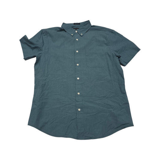 Camisa Banana Republic Slim Fit Grande L Azul Verdoso