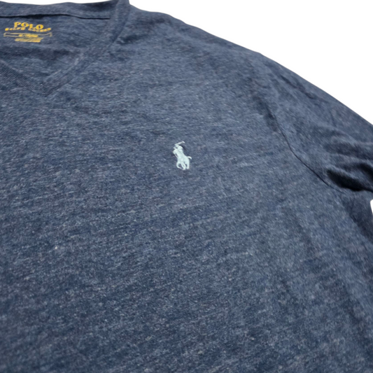 Playera Ralph Lauren Mediana M Azul Pony Azul Claro