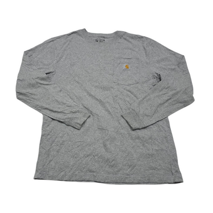Playera Manga Larga Loose Fit Carhartt Mediana M Gris