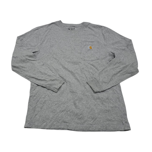 Playera Manga Larga Loose Fit Carhartt Mediana M Gris
