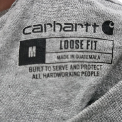 Playera Manga Larga Loose Fit Carhartt Mediana M Gris