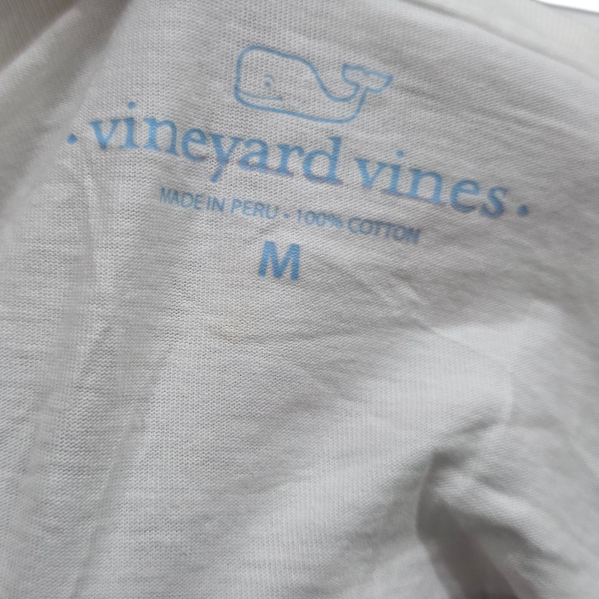 Playera Manga Larga Vineyard Vines Mediana M Blanca Navidad