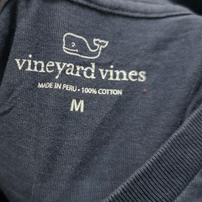 Playera Manga Larga Vineyard Vines Mediana Azul Deslavado