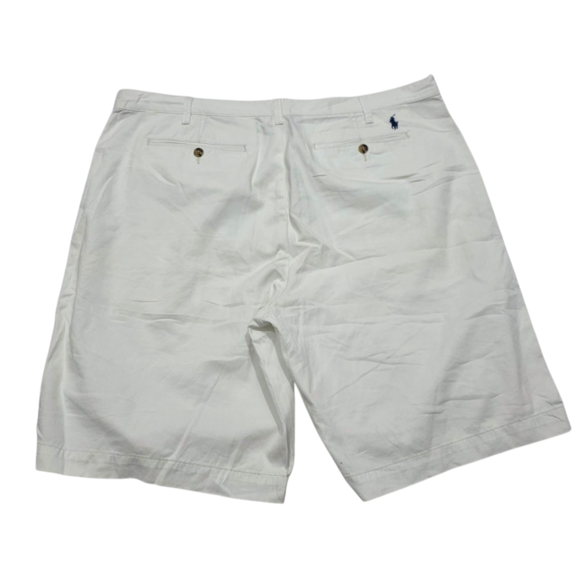 Bermuda Ralph Lauren Talla 40 Blanco Pony Azul Relaxed Fit
