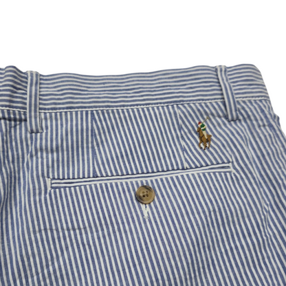 Bermuda Ralph Lauren Talla 35 Azul Lineas