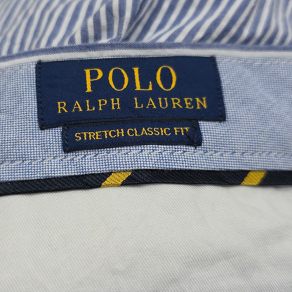 Bermuda Ralph Lauren Talla 35 Azul Lineas