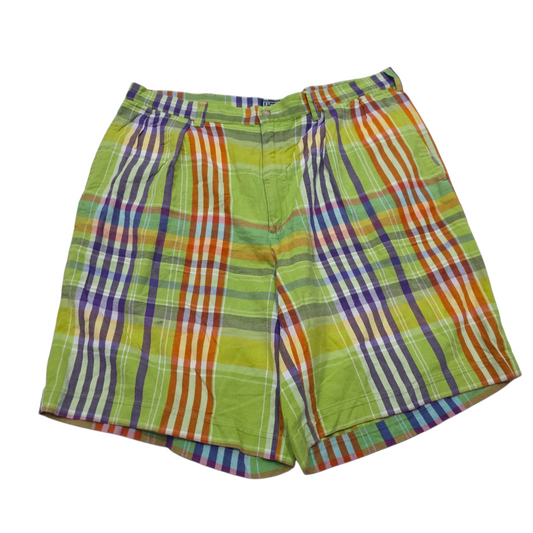 Bermuda Ralph Lauren Talla 36 Cuadro Verde