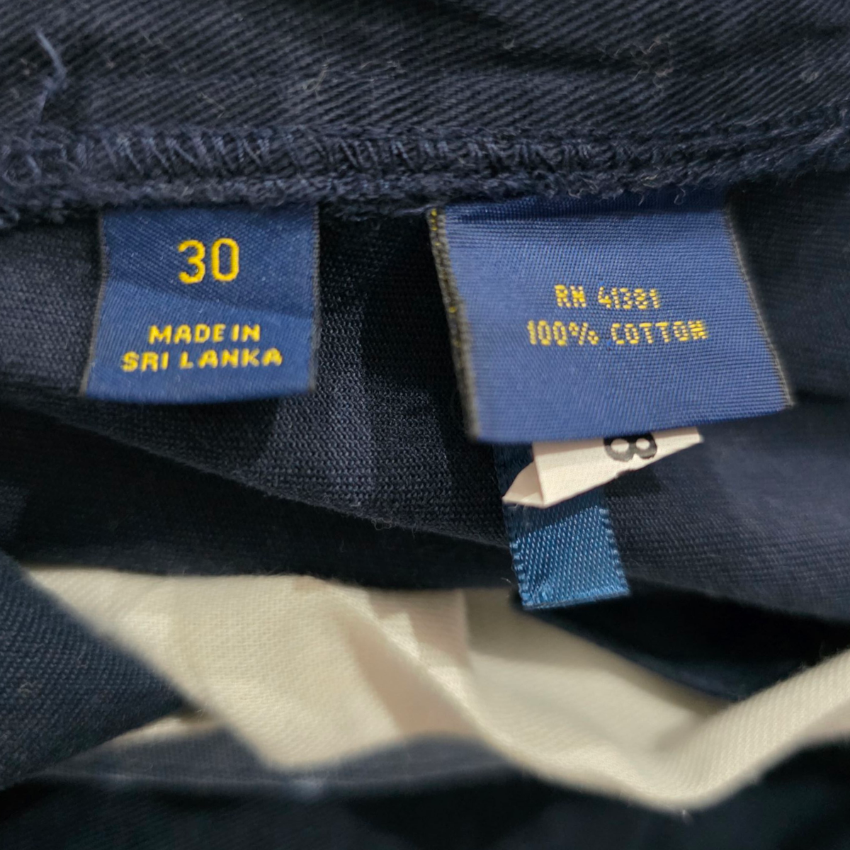 Bermuda Ralph Lauren Talla 30 Azul