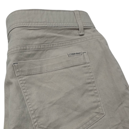 Pantalon Recto Calvi Klein 35x32 Cafe Claro