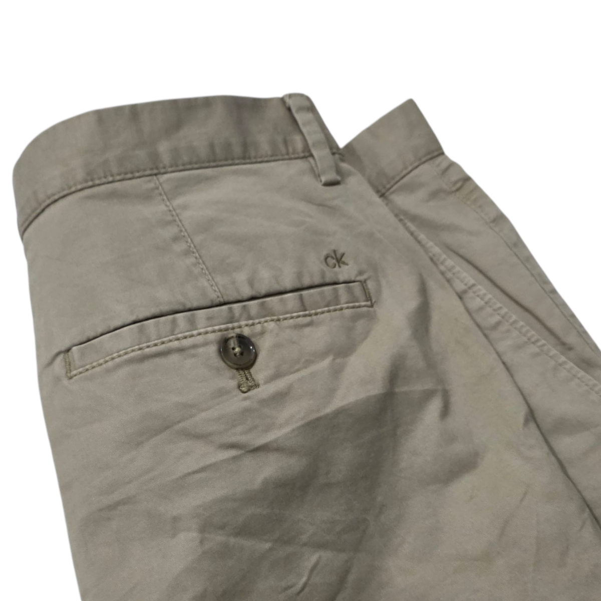 Pantalon Recto Calvin Klein 33x32 Cafe