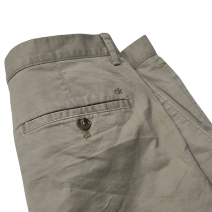 Pantalon Recto Calvin Klein 33x32 Cafe