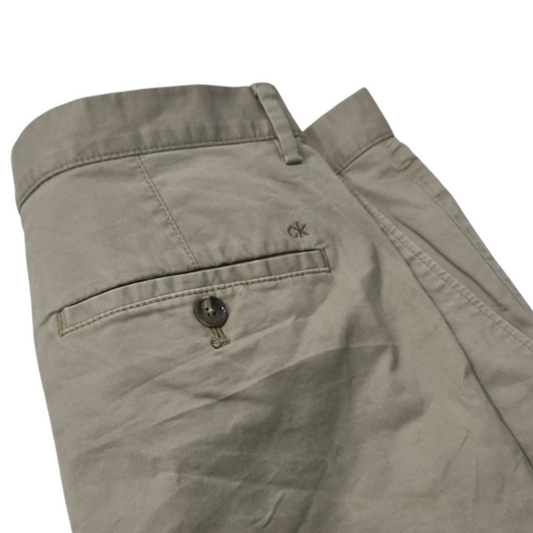 Pantalon Recto Calvin Klein 33x32 Cafe