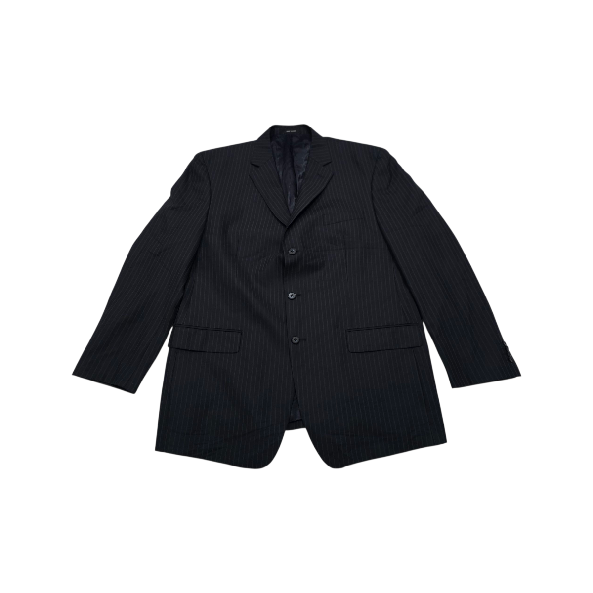Saco Michael Kors Talla 44 R Negro Y Gris Lineas