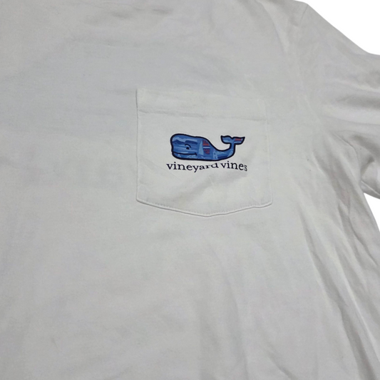 Playera Manga Larga Vineyard Vines Chico S Blanca