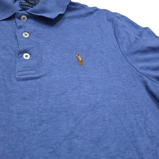 Playera Polo Ralph Lauren Chico S Azul Pony Colores