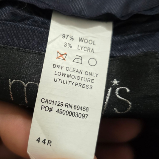 Saco Michael Kors Talla 44 R Negro Y Gris Lineas